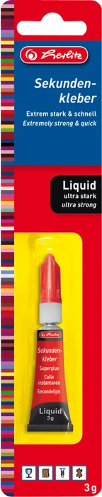 Herlitz Sekundenkleber Liquid, 3g