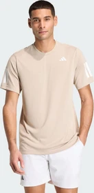 adidas Club Tennis Climacool 3-Streifen Funktionsshirt kurzarm khaki three (Herren)