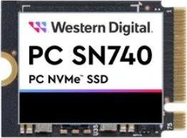 Western Digital PC SN740 NVMe SSD 2TB, M.2 2230 / M-Key / PCIe 4.0 x4