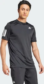 adidas Club Tennis Climacool 3-Streifen Funktionsshirt kurzarm schwarz (Herren)