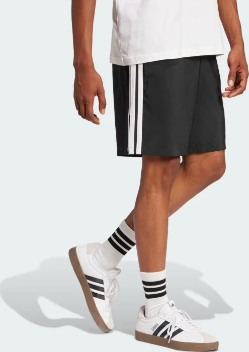 adidas Essentials 3-Streifen Chelsea Trainingshose kurz schwarz/weiß (Herren)