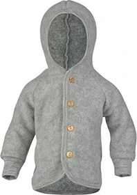 Engel Kapuzen Jacke hellgrau melange (Junior)