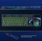 Dierya DK61SE, schwarz, LEDs grün, BROWN Switches, USB, US Vorschaubild