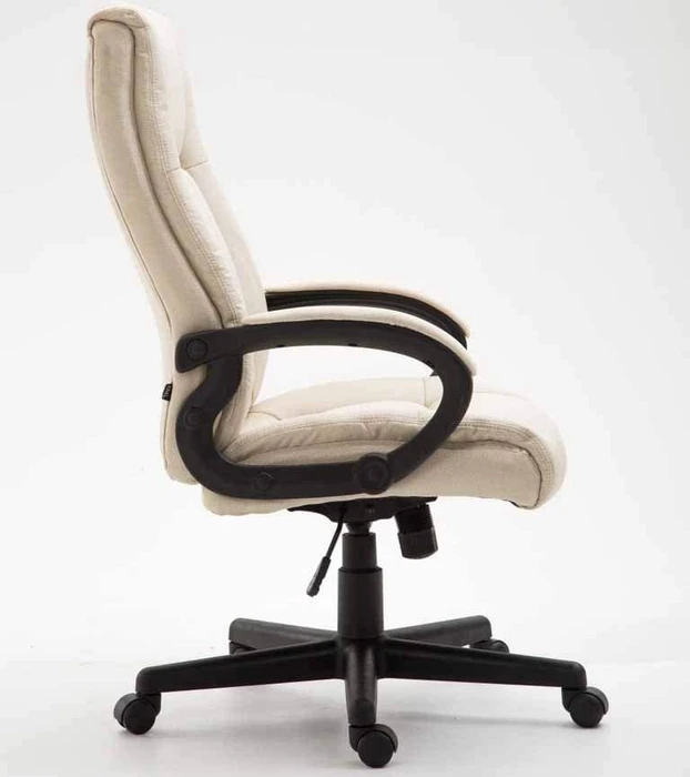 CLP Sparta XL Stoff Bürostuhl, creme