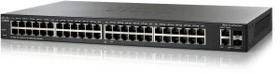 Cisco SF200 Rackmount Smart Switch, 48x RJ-45, 2x RJ-45/SFP (SF200-48 / SLM248GT)