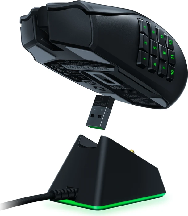 Razer Naga Pro Wireless, USB/Bluetooth