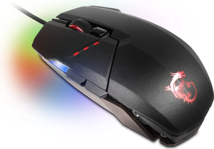 MSI Clutch GM60 Gaming Mouse schwarz, USB