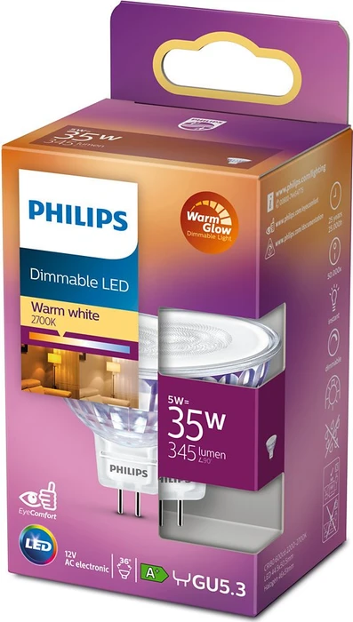 Philips LED Reflektor GU5.3 5-35W/WW