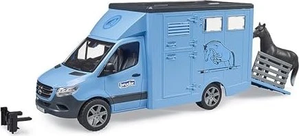 Bruder Profi-Serie MB Sprinter Tiertransporter mit 1 Pferd