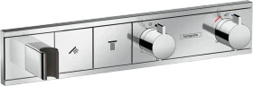 Hansgrohe RainSelect Thermostat Unterputz für 2 Verbraucher mit integriertem Brausehalter chrome