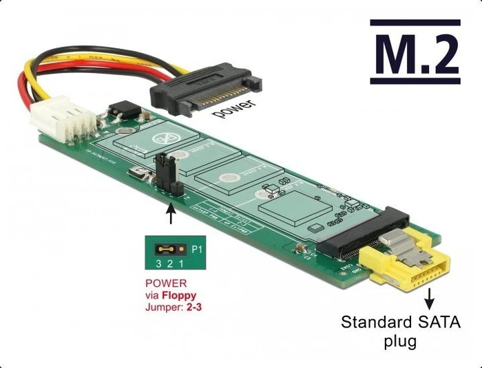DeLOCK SATA -> M.2 SATA