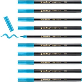 edding 1340 Pinselstift azurblau, 10er-Pack
