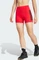 adidas Optime 3-Streifen Hose kurz pure ruby (Damen) Vorschaubild