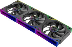 Xilence Gaming Series XF072 ARGB, schwarz, 120mm, 3er-Pack