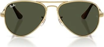 Ray-Ban RB3925 Aviator Max polished arista gold/green