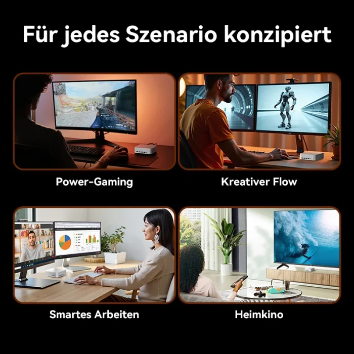 Geekom A9 Max, Ryzen AI 9 HX 370, 32GB RAM, 2TB SSD