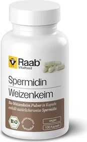 Raab Vitalfood Bio Spermidin Weizenkeim Kapseln, 100 Stück