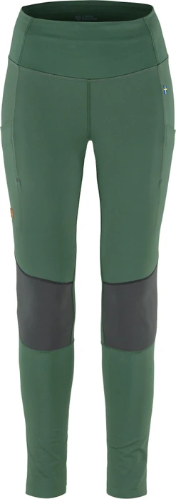 Fjällräven Abisko Värm Trekking Tights Hose lang deep patina/iron grey (Damen)