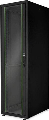 Digitus Professional Dynamic Basic Serie Wandschrank 42HE, Sicherheitsglastür, IP2X, schwarz, 800mm tief
