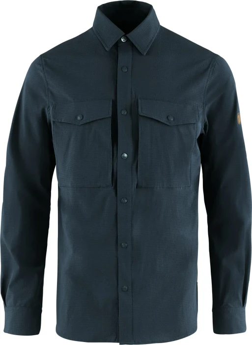 Fjällräven Abisko Trekking Hemd langarm dark navy (Herren)