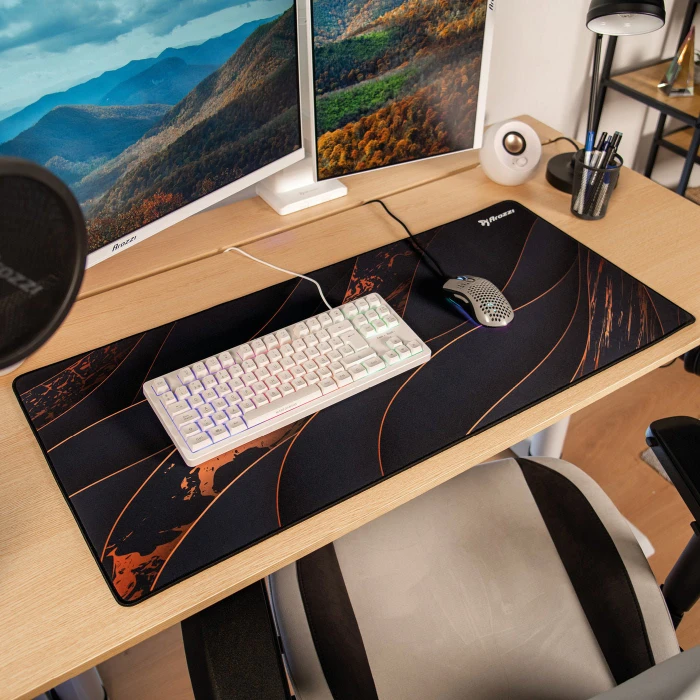 Arozzi Zona Mousepad XL, Black Gold