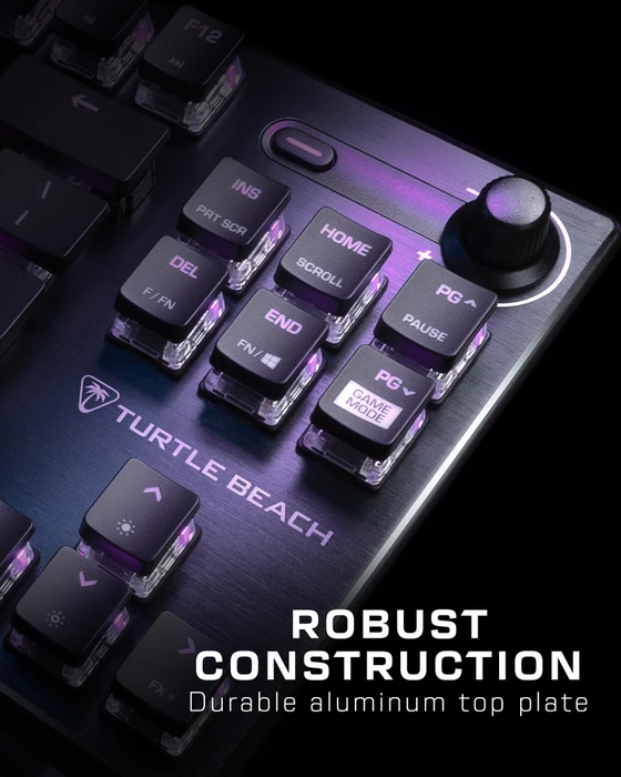 Turtle Beach Vulcan TKL, LEDs RGB, TITAN Mechanical Linear, USB, DE