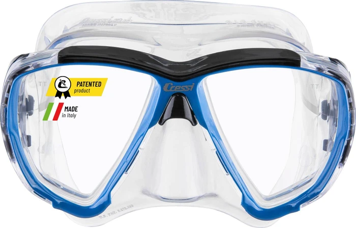 Cressi Big Eye Zweiglasmaske blau (DS261020)