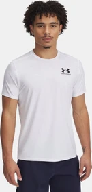 Under Armour HeatGear Fitted Funktionsshirt kurzarm weiß/schwarz (Herren)
