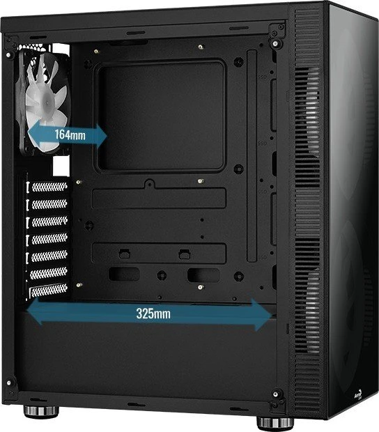 AeroCool Python, Glasfenster