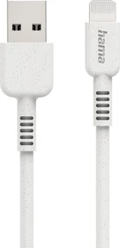 Hama Ladekabel Eco USB-A/Lightning 1m weiß