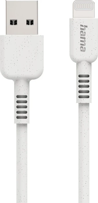 Hama Ladekabel Eco USB-A/Lightning 1m weiß