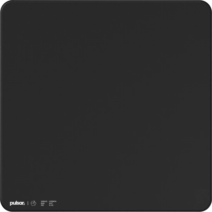 Pulsar Gaming Gears x LGG Hyperion XL Square Gaming-Mauspad, 500x500mm, soft, schwarz