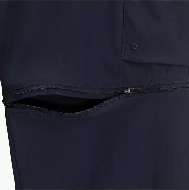 Jack Wolfskin Wanderthirst Zip Zip-Off Hose lang night blue (Herren)