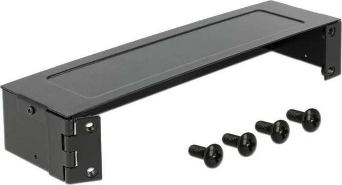 DeLOCK 10" Wandhalterung, schwarz, 1HE