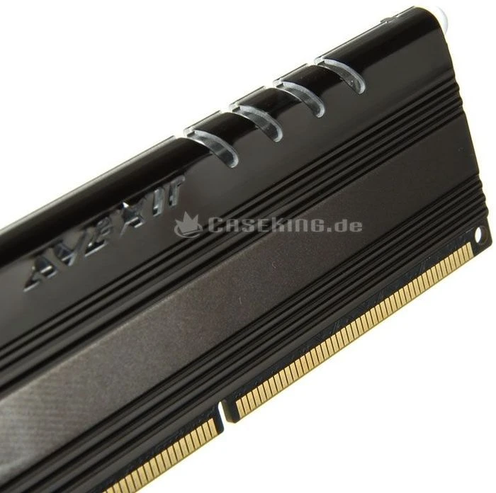 Avexir Core Series LED blau UDIMM 8GB Kit, DDR3-2800, CL12-14-14-35