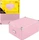Idena Aufbewahrungsbox mit Deckel, rosa (11010)