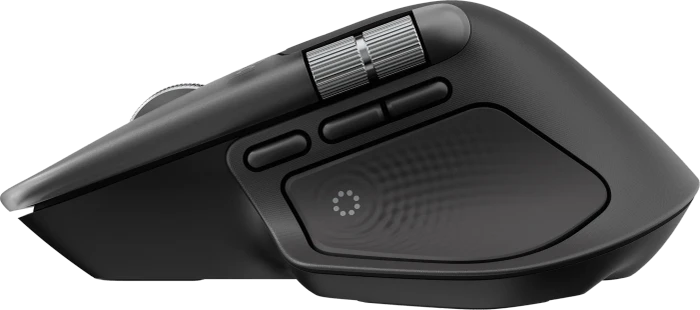 Logitech MX Master 4 for Mac Space Black, schwarz, Logi Bolt, USB/Bluetooth