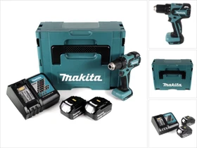 Makita DDF459RTJ Akku-Bohrschrauber inkl. MAKPAC + 2 Akkus 5.0Ah