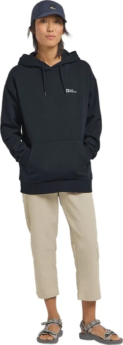 Jack Wolfskin Essential Hoodie dark navy (Damen)