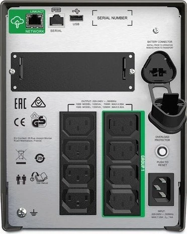 APC Smart-UPS LCD SmartConnect, 1500VA, USB/seriell