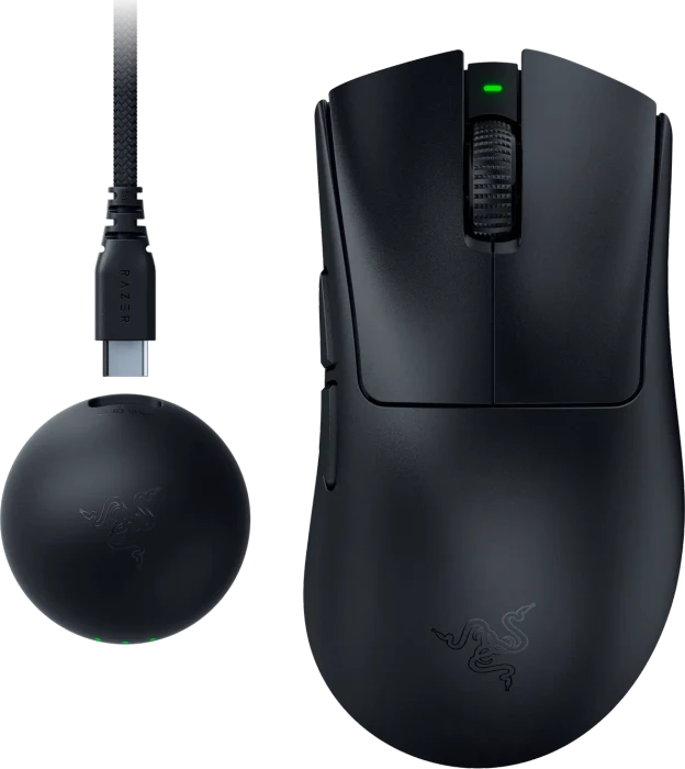 Razer DeathAdder V4 Pro schwarz, USB
