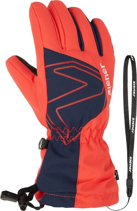 Ziener Laval AS Skihandschuhe fiery red (Junior)