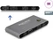 DeLOCK 2-fach USB-C KVM-Switch, anthrazit Vorschaubild
