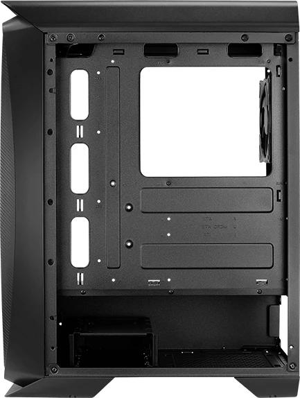 AeroCool Aero One Eclipse, schwarz, Glasfenster