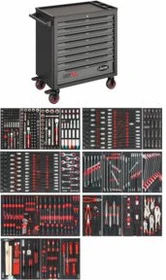 Vigor 1000 XL Werkzeugwagen bestückt inkl. 499-tlg. Zubehör