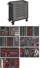 Vigor 1000 XL Werkzeugwagen bestückt inkl. 499-tlg. Zubehör