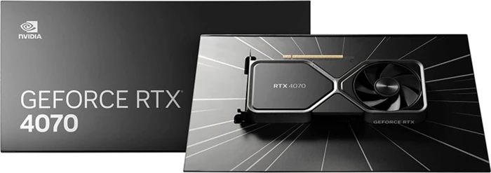 NVIDIA GeForce RTX 4070 Founders Edition, 12GB GDDR6X, HDMI, 3x DP
