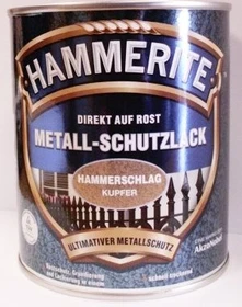 Hammerite Hammerschlag Metallschutz-Lack außen kupfer, 250ml