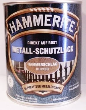 Hammerite Hammerschlag Metallschutz-Lack außen kupfer, 250ml