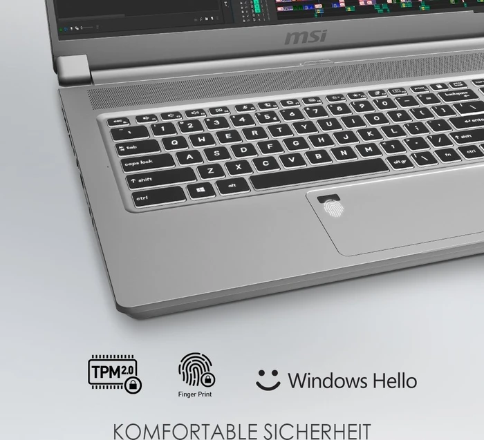MSI WS75 10TM-498 Mobile Workstation WS75 10TM-498, Space Grey, Core i9-10980HK, 32GB RAM, 1TB SSD, Quadro RTX 5000 Max-Q, DE